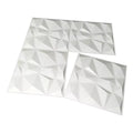Geometric Matte White PVC Wall Panel Waterproof Anti-scratch 19.7*19.7 Inch Modern Fireproof Wall Panel Low MOQ for Modern