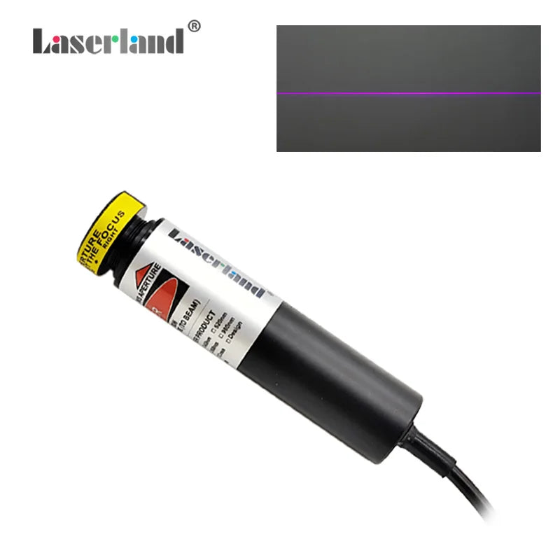 405nm UV Ultraviolet Violet Blue Line Diode Laser Module Line Light Source