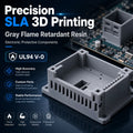 Precision SLA 3D Printing Gray Flame Retardant Resin Electronic Protective Components UL94 V-0 MegaBDM