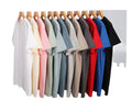 Oem Customized logo Design 180g  men and women color loose and comfortable versatile round neck t shirt