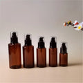 Small MOQ Fast Shipment Korean Design Shoulder Inclined Cosmetic Plastic Bottle Pump for Facial Cleanser Serum Shampoo