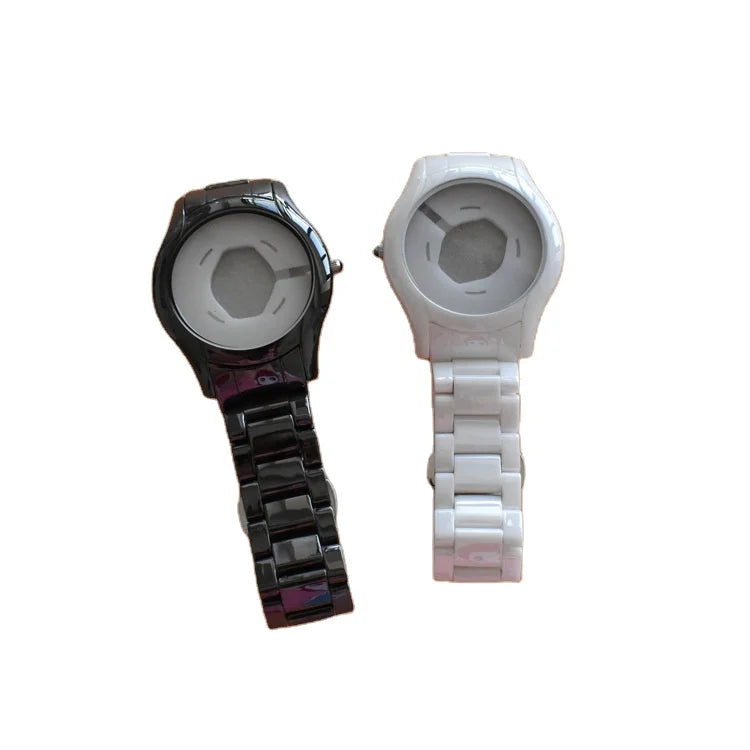 Ceramic Watch Band Case suit for armani Watch AR1442/1440