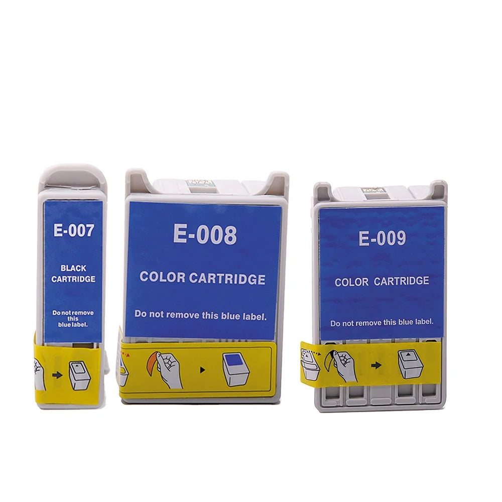 Tatrix  T007 T008 T009 Premium Color Compatible Printer Ink Cartridge for Epson Stylus Photo 900 1270 1290