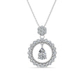 New High Grade Moissanite Diamond Fine Jewelry 925 Sterling Silver Teardrop Pendant Necklace for Women Destiny Jewellery