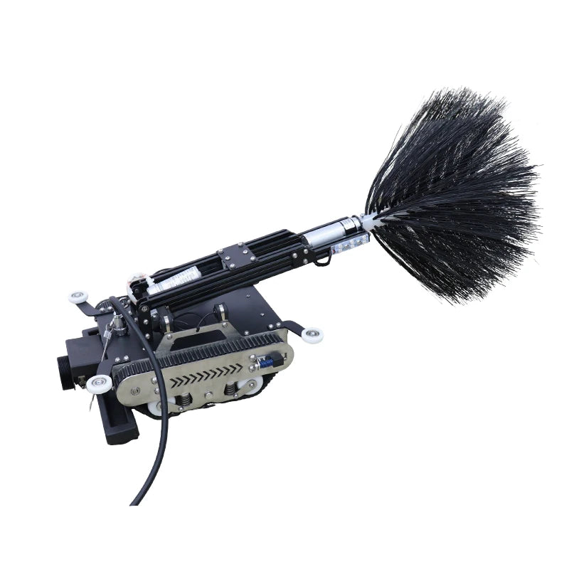 Smart Telescopic Air Duct Cleaning Robot with Real-Time HD Video Monitoring
