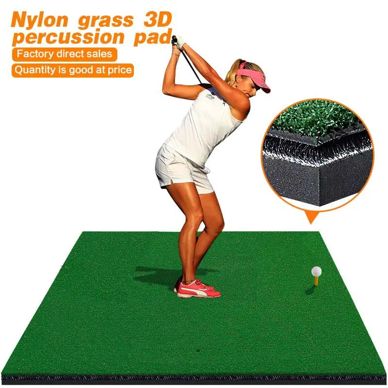 Outdoor Garage Thick True Slice Golf Balls Hitting Mat Good Cheap Off Matt Buy 3D Golf Simulator Mat
