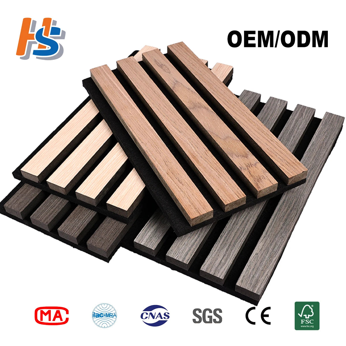 Custom Size Sound Absorbing Panels Fireproof Moisture Proof for Hotels Restaurants Malls Use