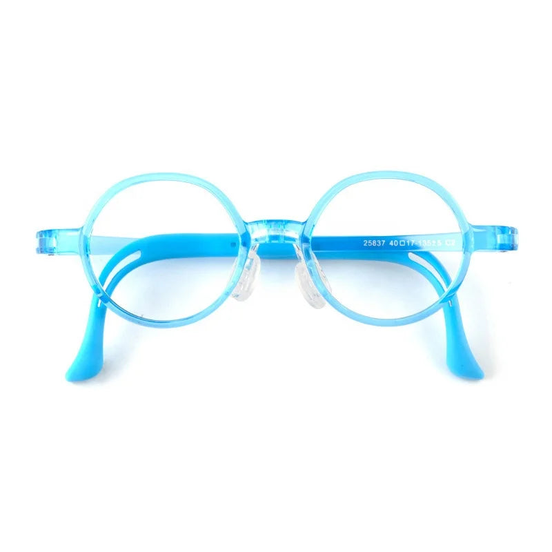 Durable Safety TR90 Combined Silicone square Optical Glasses Frame Adjustable Side Arm Removable Nose Pad Prescription Glasses MegaBDM