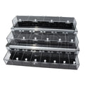Factory 3-Tier Table Top Clear Acrylic Luxury Snake Gecko Reptile Display Cases Lock Stand Enclosure Show