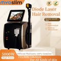 5000W Face 808nm Diode Laser Hair Removal Machine Alexandrit Permanent Painless Physical Underarm Body Care Depilation Equipment