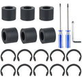 Rubber Roller Replacement Set Compatible with Cricut Maker/Maker 3Mat Guide Rubberswith Tools for Cricut Repair Accessories
