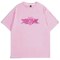 OEM 100% Cotton Pink Long Letter Eco-Friendly Hip Hop Oversized Washed Vintage Custom Logo Men's T-Shirts Supplier