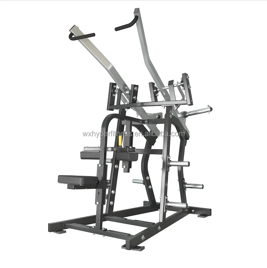Hyper Fitness HP-HM07 Steel Seated Lat High Pulldown Commercial Gym Equipment for Strength Training