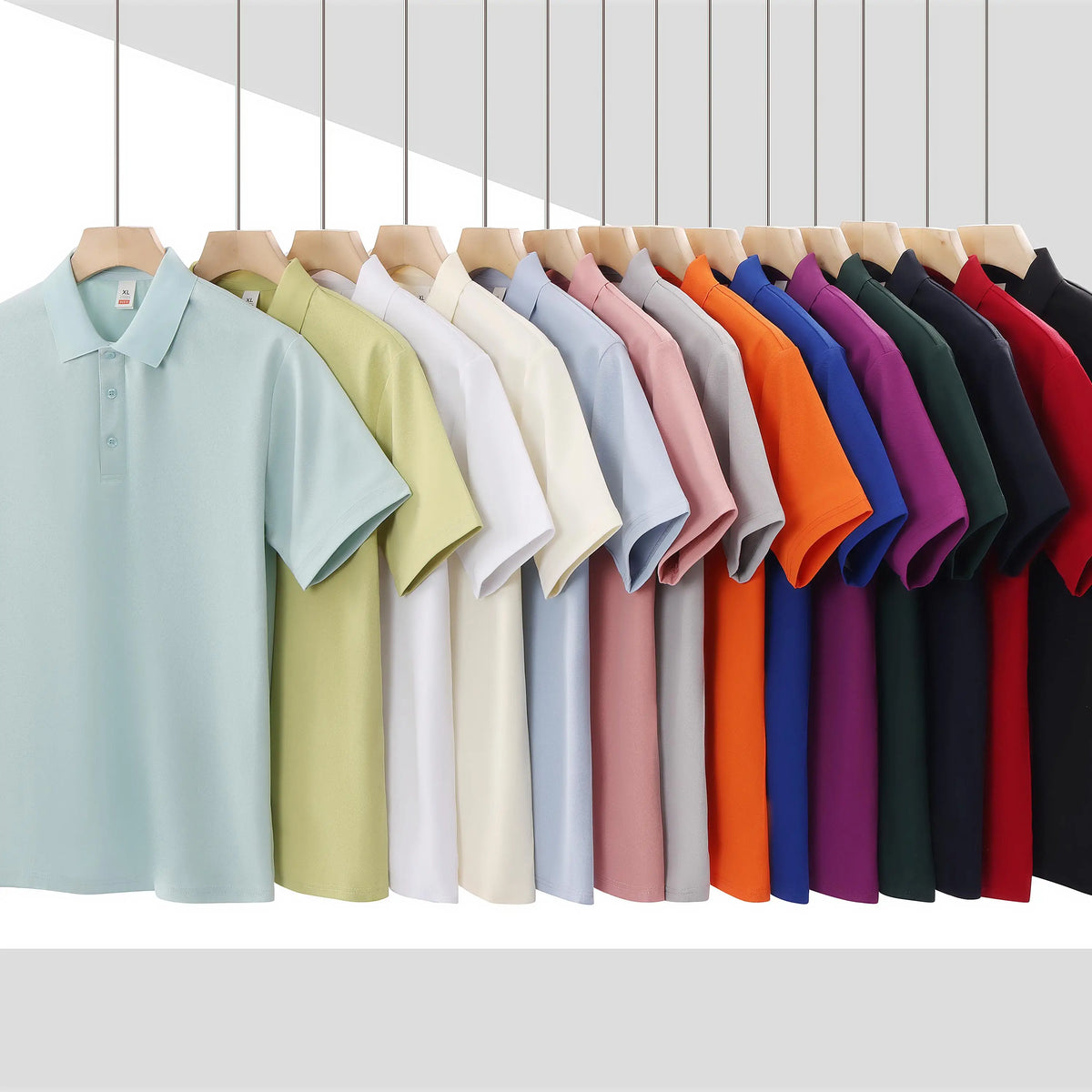 Quality QUICK DRY Sport School Cotton Deodorization Uniforms Breathable Men's Tennis Plain Polo Shirts MegaBDM