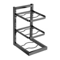 Adjustable 3-Tier  Kitchen Metal   Storage Rack Multi-Tier Sink Wall Shelf for Household Cabinets Tables Metal