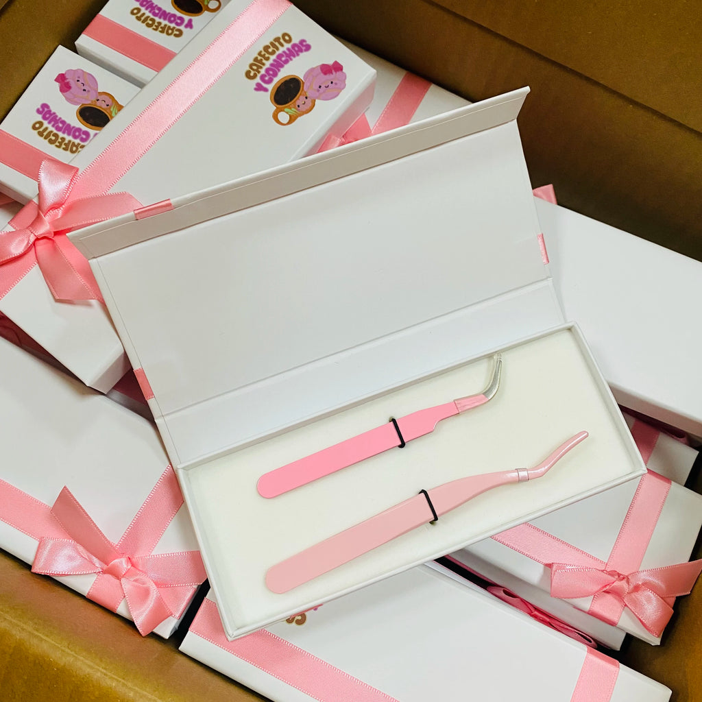 Hot Sell Eyelash Tweezers Packaging Storage Box for Eyelash Extensions  and Tweezer Box Packaging for Tweezers