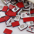 2026 USA 250th Anniversary American Mahjong Set 3-Layer Acrylic Carved Tiles Red White Blue Classic Heirloom Game MegaBDM