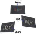 Iron on Diffraction Grating Effect Labels Producer Custom Logo Soft Silk Screen Printing Silicon Lenticular Patches