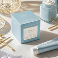 Wholesale Custom Logo Embossed Recycled Materials Cosmetic Packaging Box for Face Cream & Nail Polish Oil Folder Style