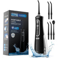 Portable Household Oral Irrigator Rechargeable Water Flosser with 4 Modes And 5 Nozzles for Deep Cleaning Dental Care