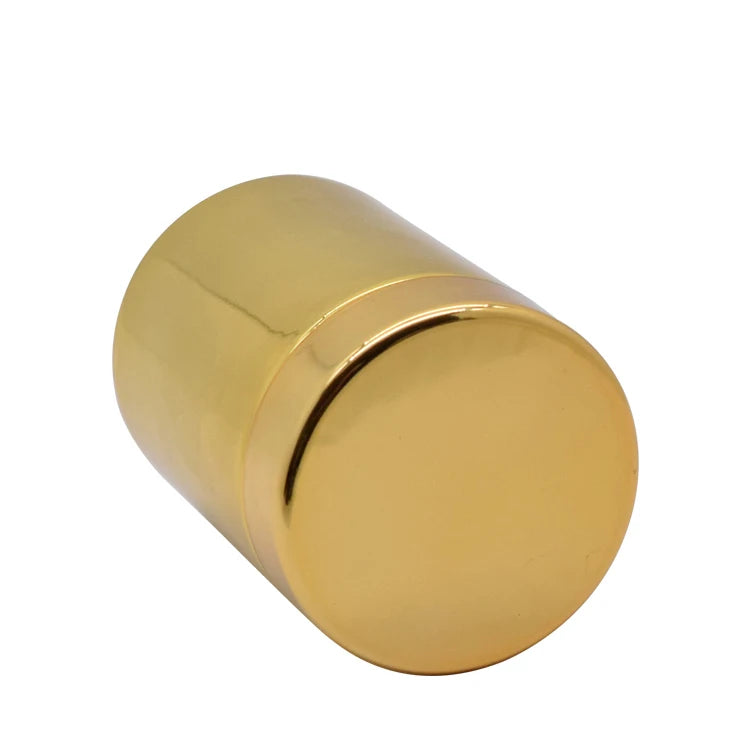 High-Gloss Gold/Silver Coated Glass Bottle UV-Protective Gold Coated Glass Vial for Flower Packaging