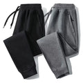 China Bangladesh Factory Price OEM Customized Logo Embroidery Mens Fleece Lined Thickened Warm Sports Winter Cotton Sweatpants
