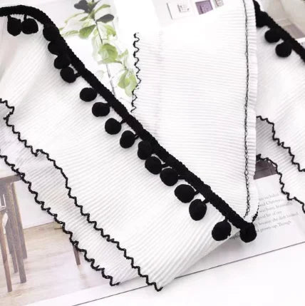 1 Yard Curtains Lace Accessories Fabric Floral Embroidered Lace Trim DIY Dress Clothes Sewing Craft MegaBDM