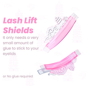 Reusable Professional Lash Lift Silicone shields C Curling Eyelash Lifting Rods 4 Sizes Lash Perming Rods for Salon