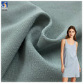 YX1453 Irregular Textured Stretch Knit Fabric 200GSM Polyester Spandex Twisted Slub Material for Dresses and Pants MegaBDM