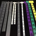 Retail 12 Hook Clips Strips Display Merchandising Supermarkets Plastic Hanging Strips