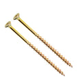3mm 3.5mm 4mm 5mm 6mm Coarse Thread Yellow Zinc Plated Phillips Flat Countersunk Head Wood Pozi Chipboard Screws