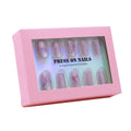 Professional Custom Printed False Nails Packaging Folders with Matt Lamination & Embossing Recycled Materials