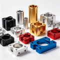 ROOVO Hi Precision CNC Machining Parts Anodized Aluminum Parts 5 Axis CNC Milling Parts