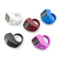 Wholesale Portable LED Backlit 5 Digit Digital Finger Hand Tally Clicker Counter for Muslim Prayer Meditation Promotional Gift MegaBDM