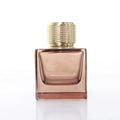 Custom Cosmetic Bottle Clear Amber Luxury 100ml Square Perfume Spray Glass Bottle