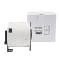 Tatrix DK11202 Black on White Self Adhesive Thermal Paper Label Roll DK-1202 DK11202 DK-11202 for Brother QL-1060N QL-1050