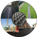 HDPE Drainage Board Construction 500mm400mm Length 500mm 400mm Width Black Green Drainage Board Sheet Drainage Cells