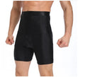OEM Men's High Waist Tummy Control Knitted Breathable Thermal Spandex Compression Shapewear Shorts in Stock