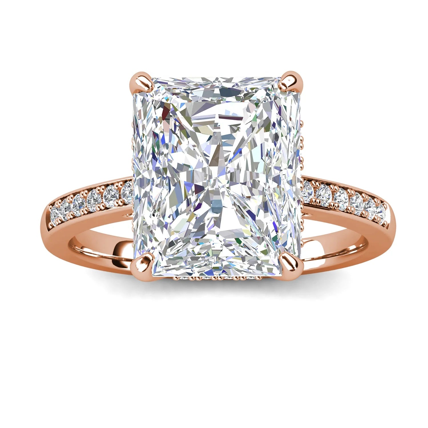 2023 Fancy Crushed Ice Stone Luxury Jewelry 925 Sterling Silver Statement Large Engagement Ring for Women Destiny Jewellery