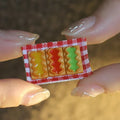 1/6 1/12  Doll House Simulation Miniature Mini Dessert Dish Mini Biscuit Dish Model Decor