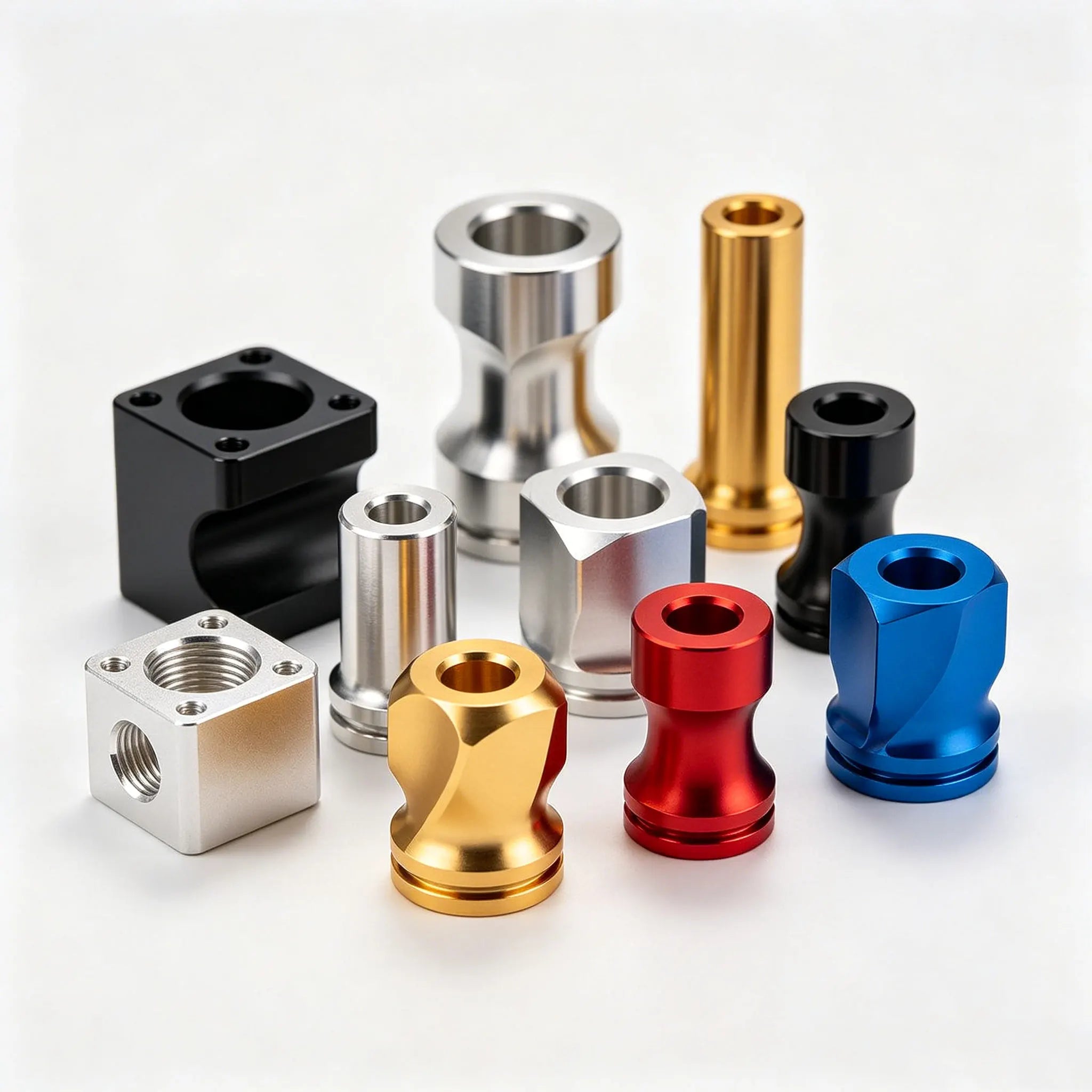 ROOVO Custom Engineering Aluminum 6061 7075 2024 Products Turning Parts CNC Machining