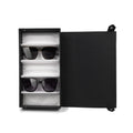Custom Fashion Sunglass Display Suitcase with 5 Slots Durable Eyewear Packaging Case for Eyeglasses Care