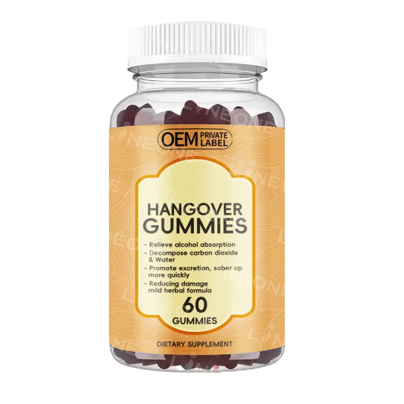 OEM Private Label Hangover Gummies Vegan Liver Detox Hangover Gummies for Adult Hangover MegaBDM