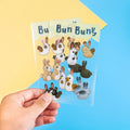 Custom Kiss Cut Cartoon Stickers Sticky Double Layer Clear Glossy Vinyl Sticker Labels