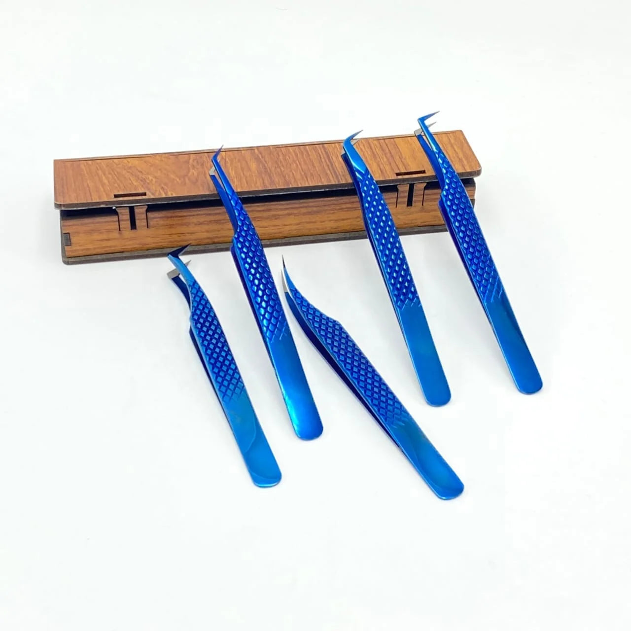 Eyelash Extensions Tweezers Set Custom Label Eyelash Tweezers Volume & Short Boot Fiber Tip Tweezers Eyelash Beauty Supplies ASI