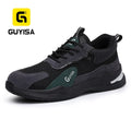 GUYISA Anti-static New Design of Summer Faux Suede Safety Shoes Breathable Lightweight Work Shoes