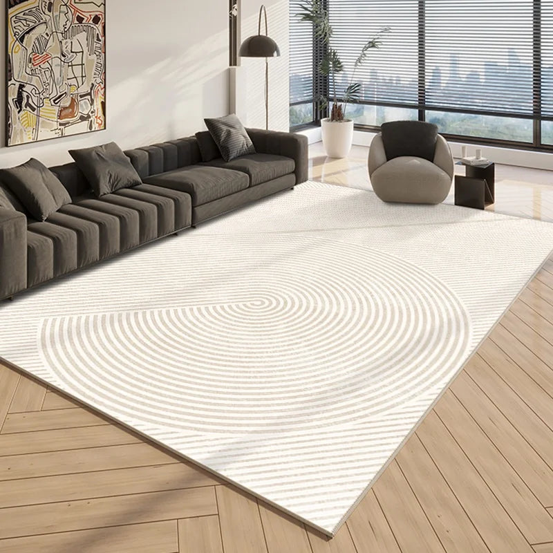 Scandinavian Style Light Luxury Carpet Soundproof Rugs for Living Room Bedroom Coffee Table Doormat Sofa Bed Side