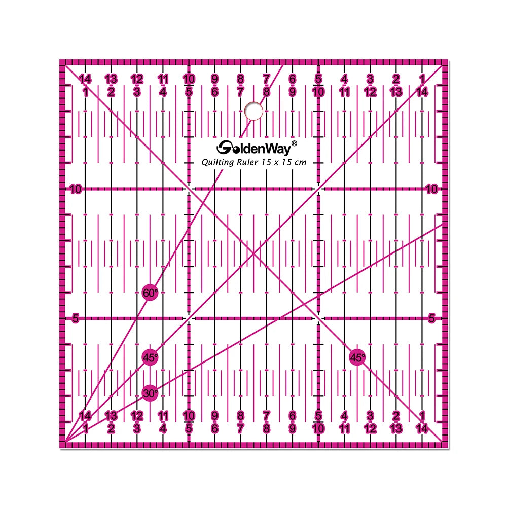 Factory Wholesale Laser Cut Transparent Acrylic Quilting Ruler Sewing Supplies MegaBDM