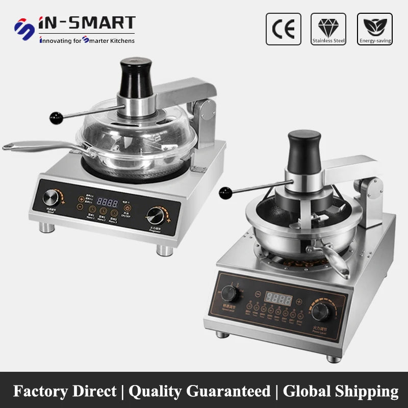 Commercial Induction Gas Automatic Wok Pan Cooker High Heat Intelligent Restaurant Cooking Robot Machine Kitchen Equipment MegaBDM