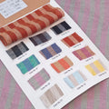 New Arrival OEKO-TEX Colorful Flax Lino Textile Yarn-dyed 100% Stripe Linen Fabrics for Garment Dresses Summer